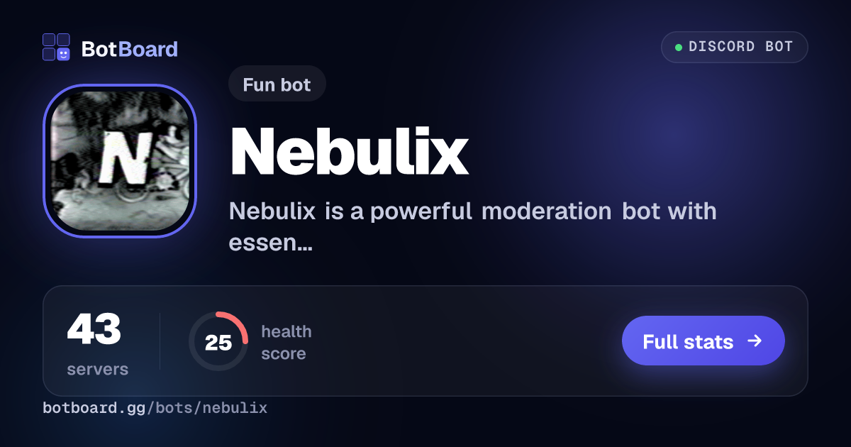 Share card for Nebulix