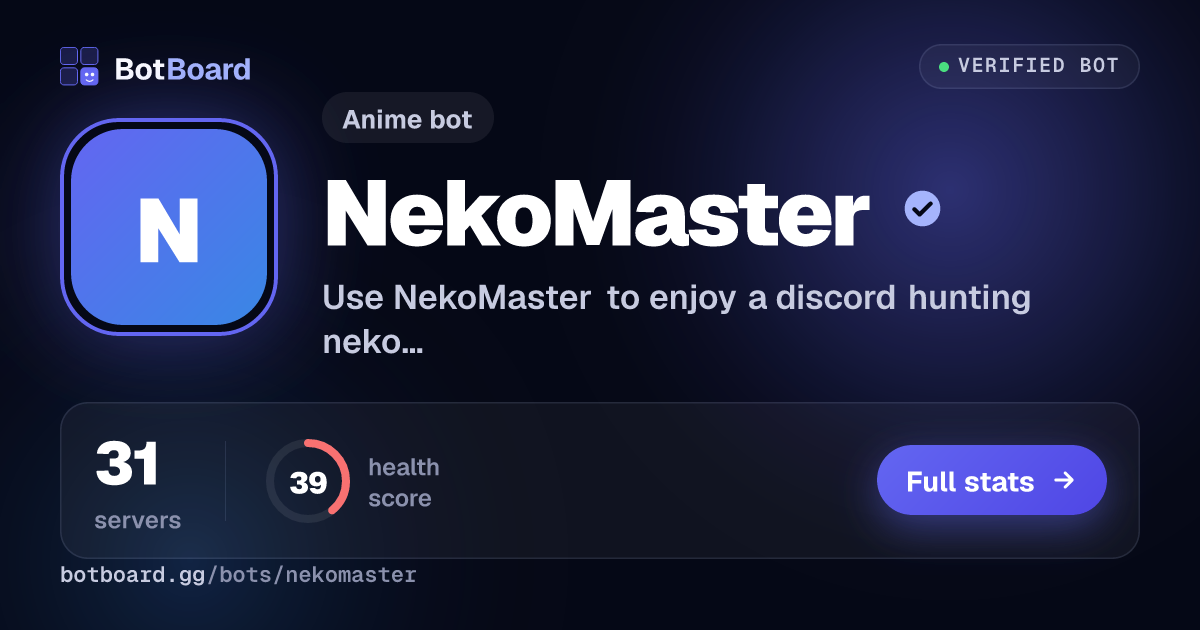 Share card for NekoMaster