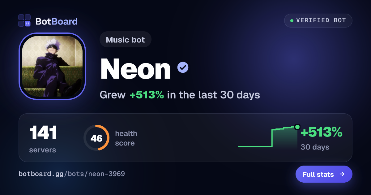 Share card for Neon ⍀