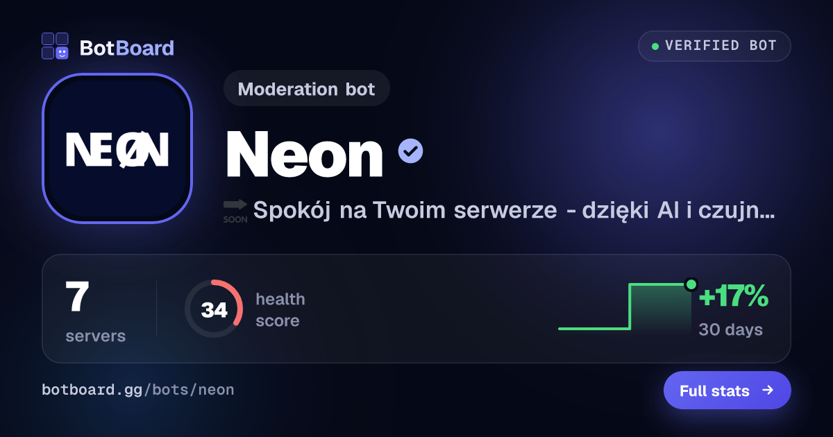 Share card for Neon
