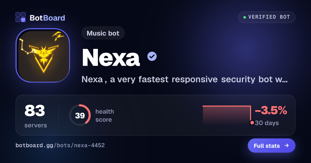 Share card for Nexa
