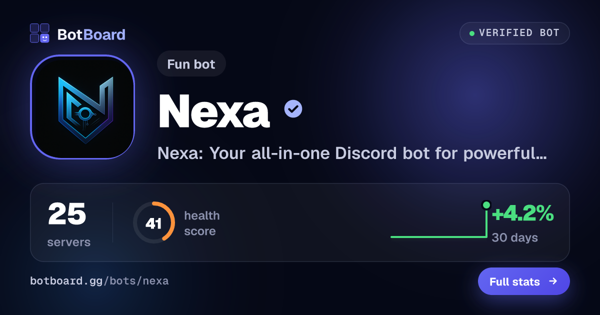 Share card for Nexa
