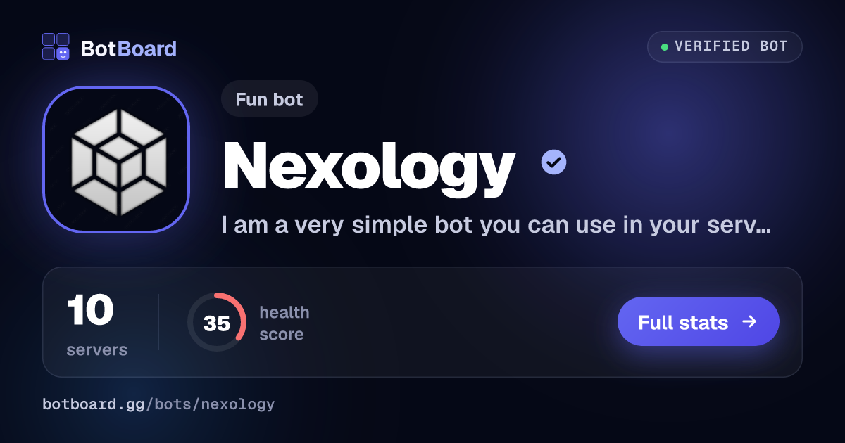 Share card for Nexology