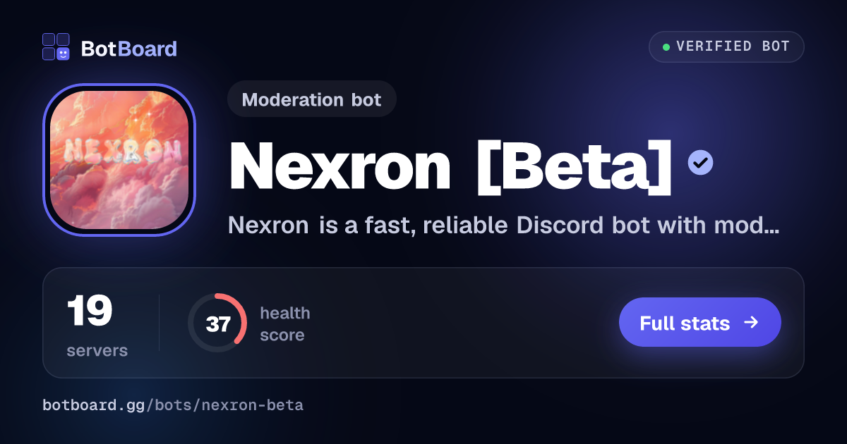 Share card for Nexron [Beta]