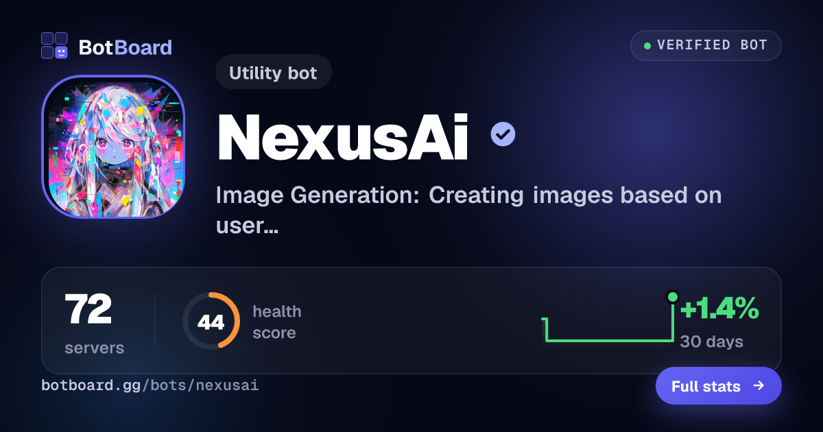 Share card for NexusAi🌙