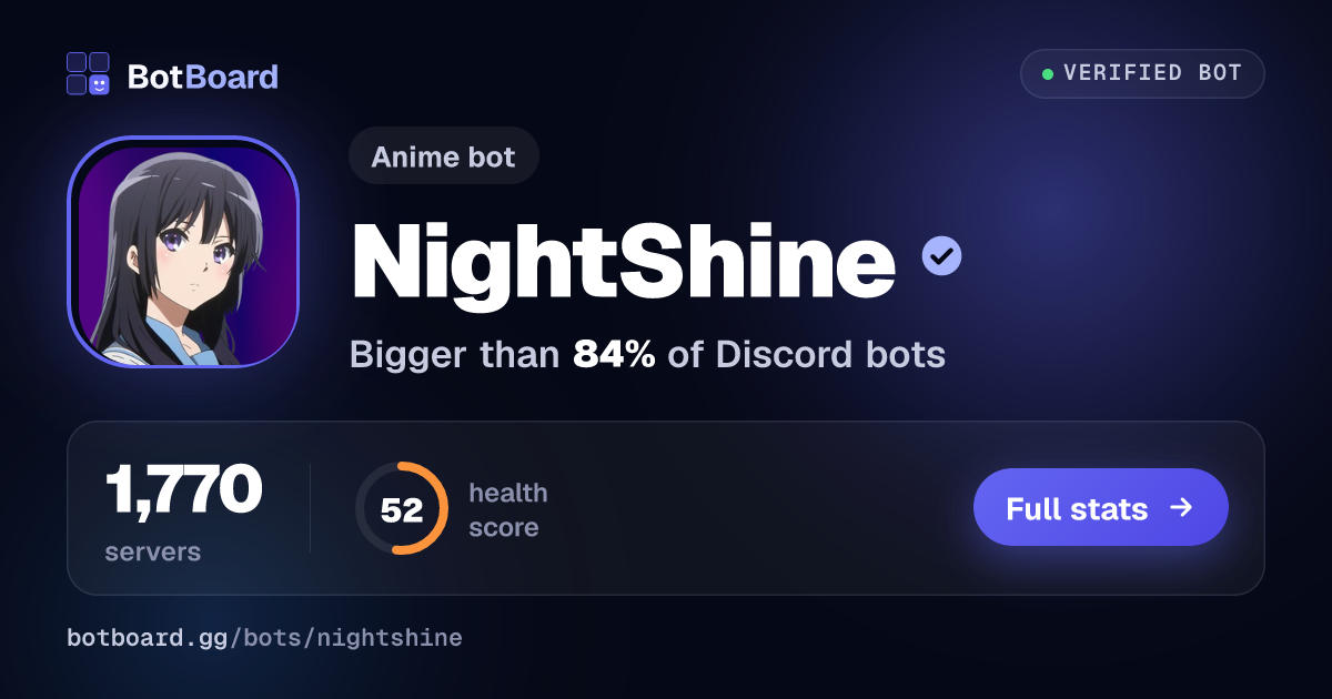Share card for NightShine