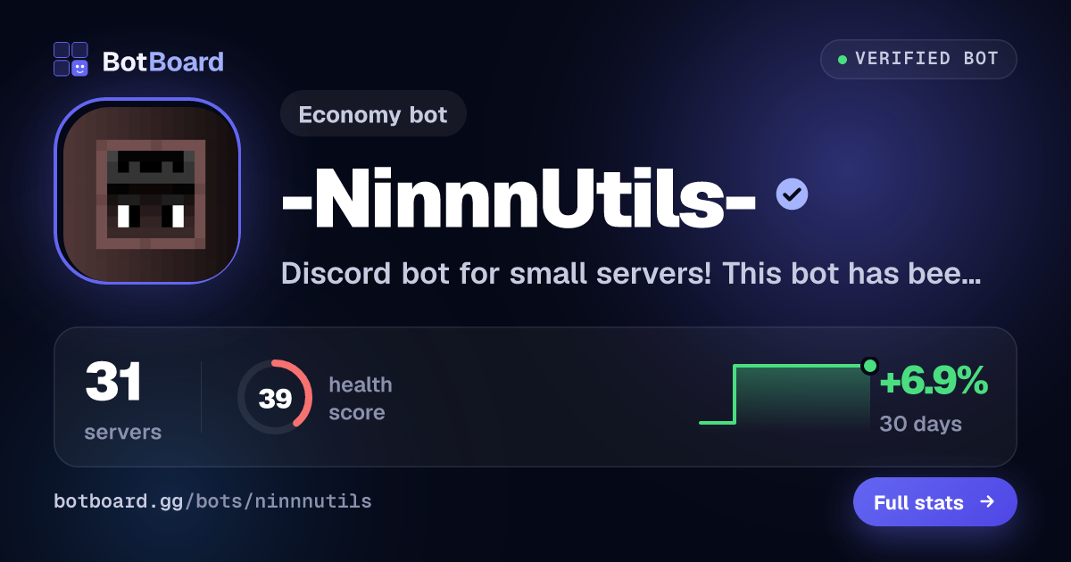 Share card for -NinnnUtils-