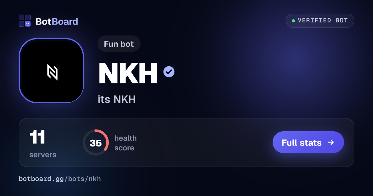 Share card for NKH