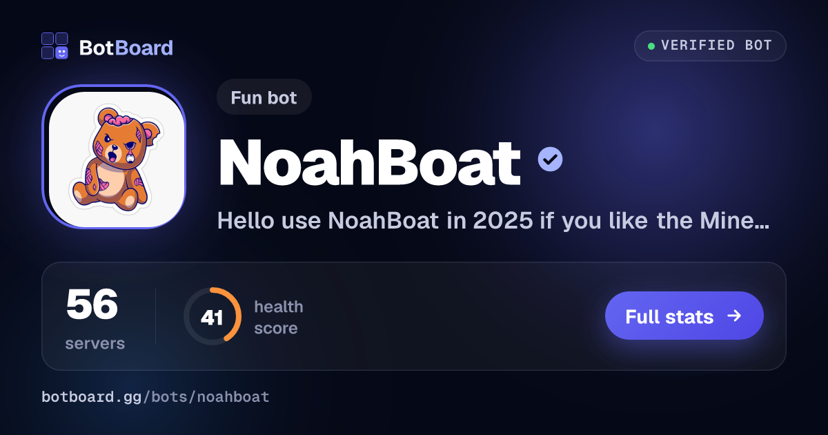 Share card for NoahBoat