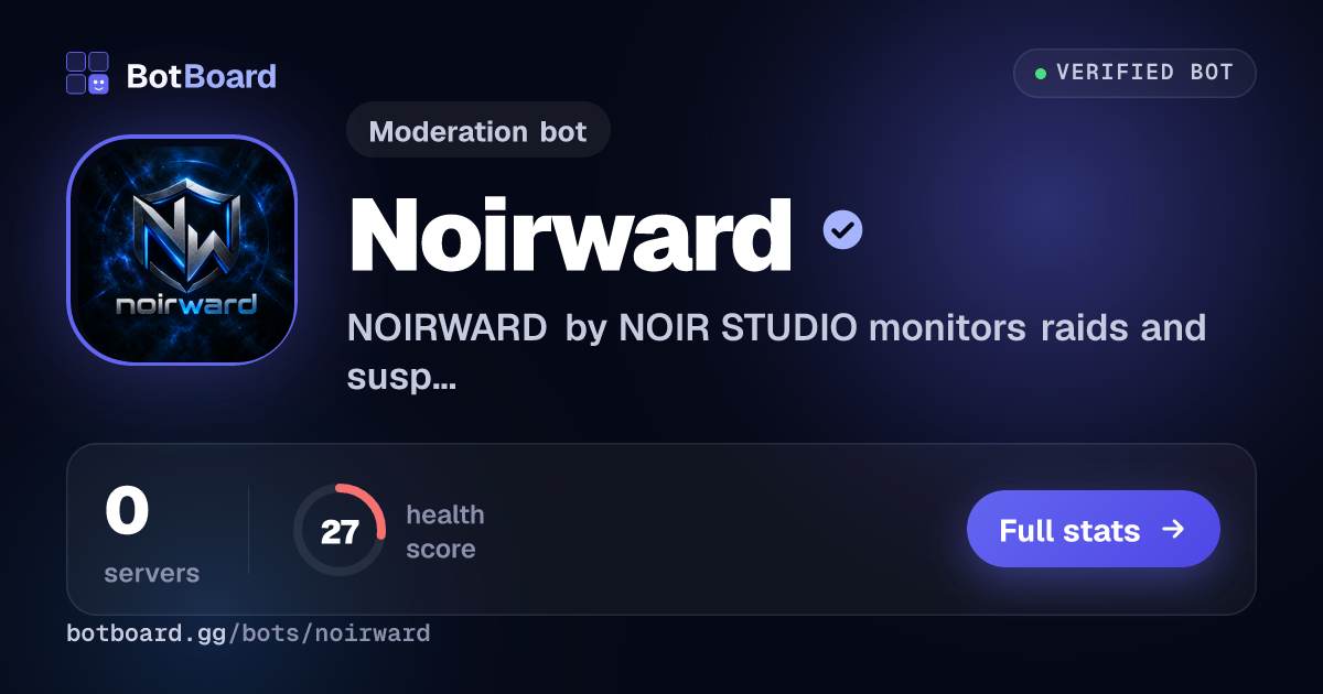 Share card for Noirward