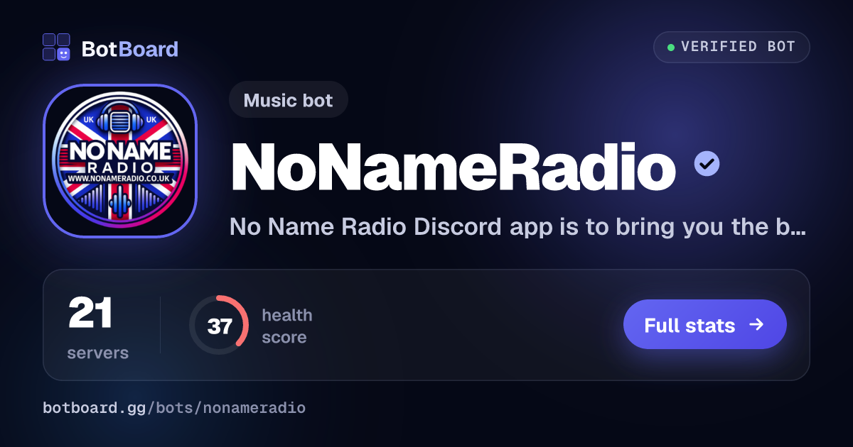 Share card for NoNameRadio