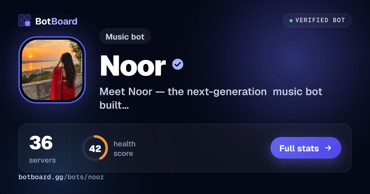 Share card for Noor