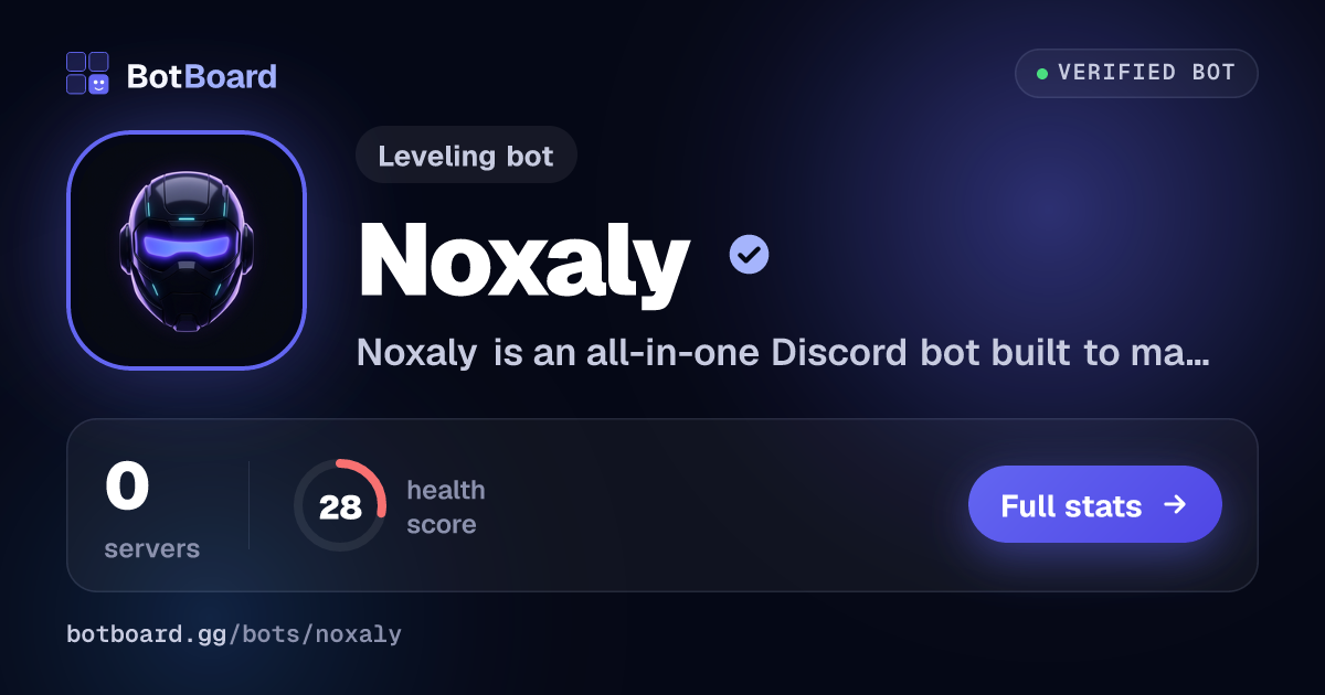 Share card for Noxaly