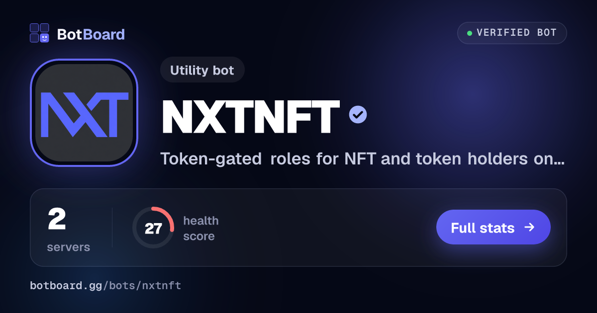 Share card for NXTNFT