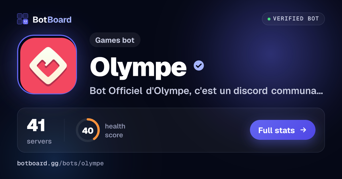 Share card for Olympe