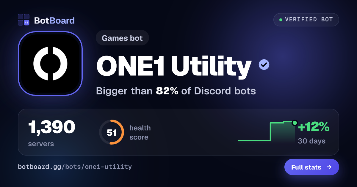 Share card for ONE1 Utility