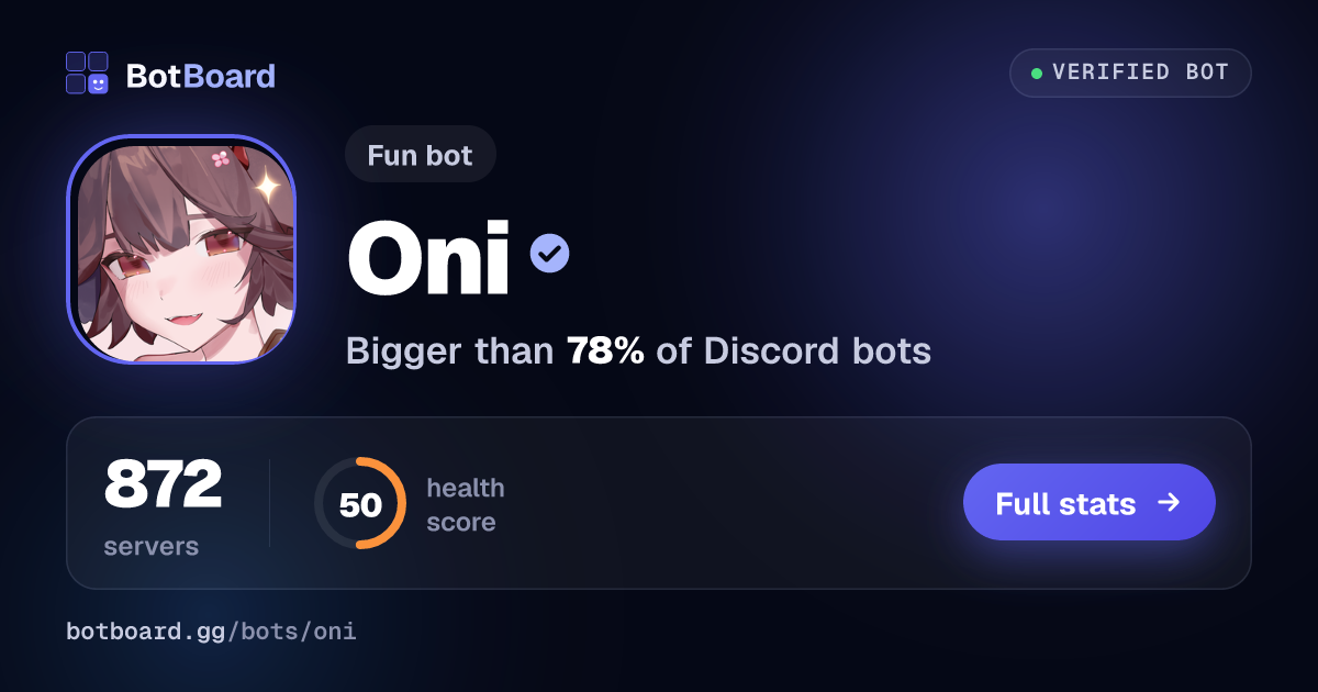 Share card for Oni | 鬼