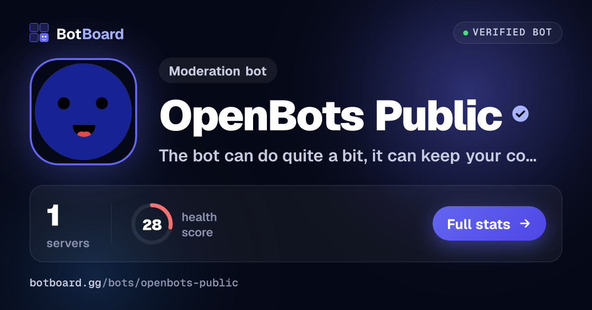 Share card for OpenBots Public