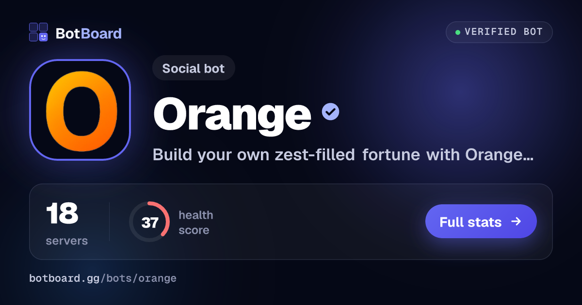 Share card for Orange