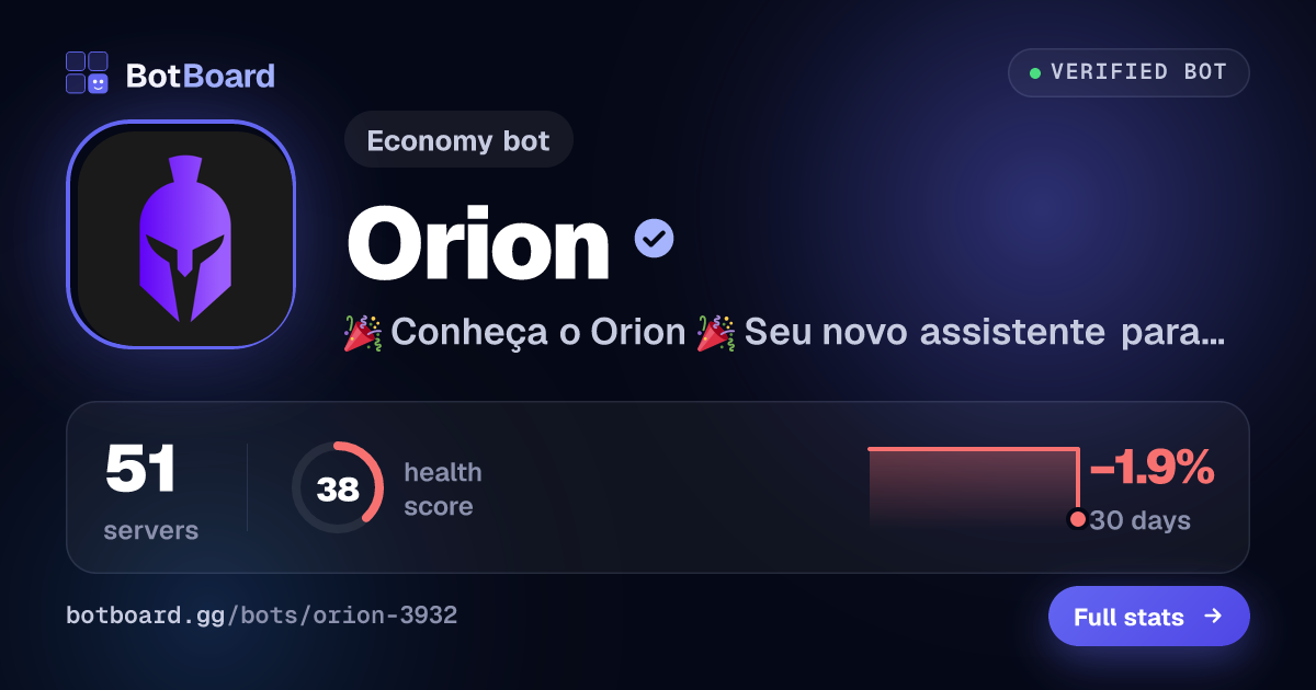 Share card for Orion