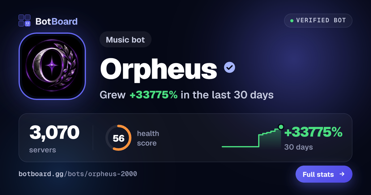 Share card for Orpheus ♪