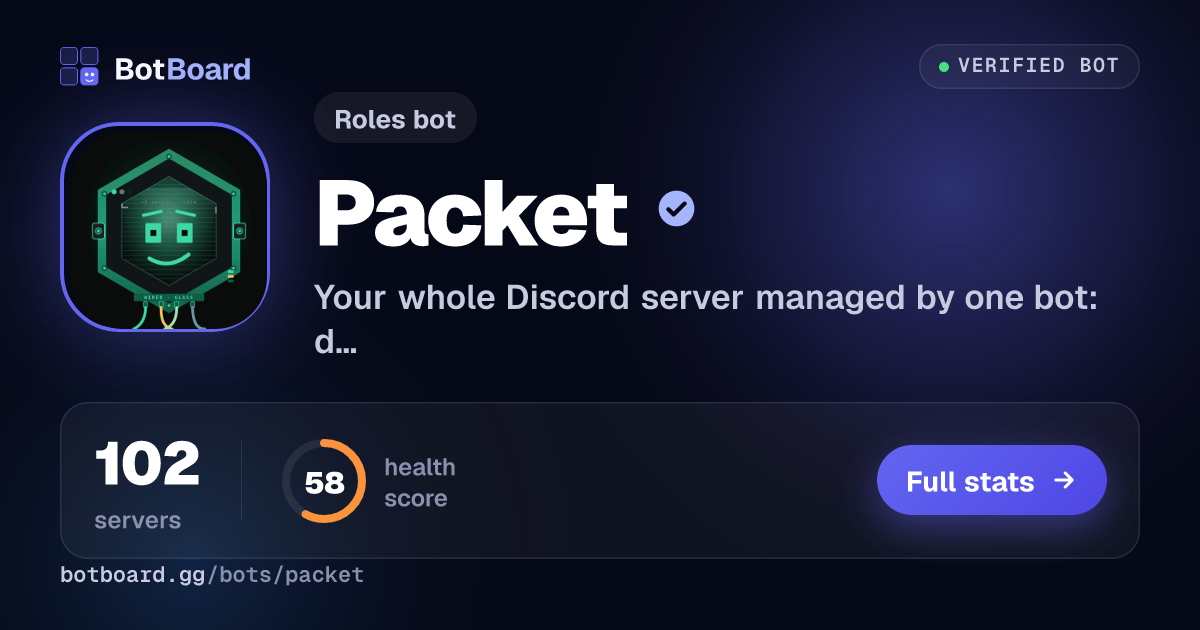 Share card for Packet