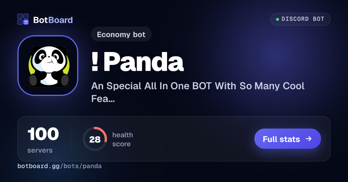 Share card for ! Panda