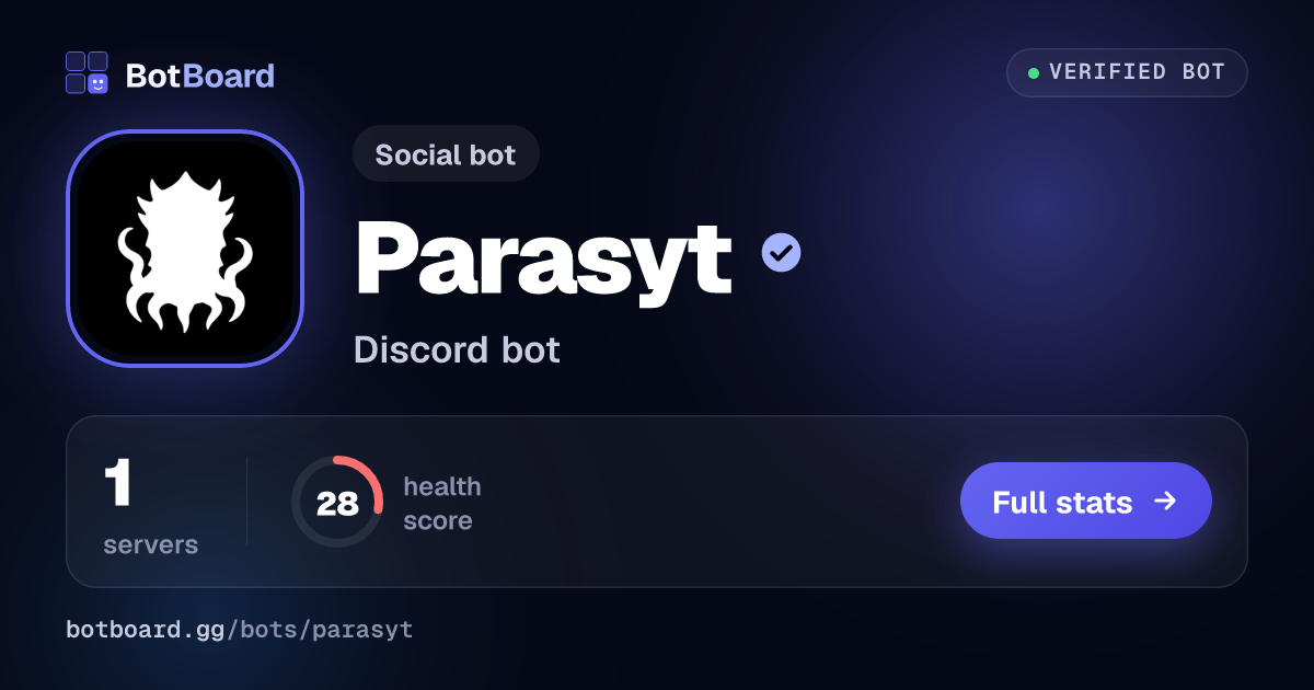 Share card for Parasyt