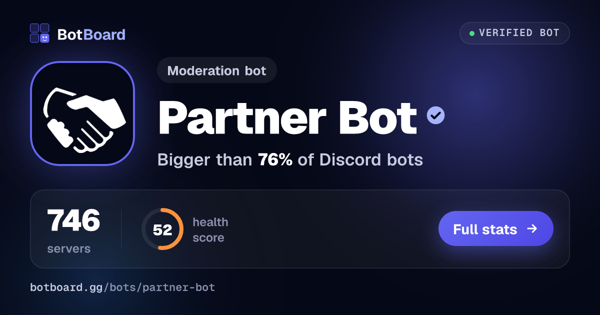 Share card for Partner Bot