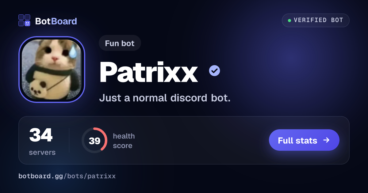 Share card for Patrixx