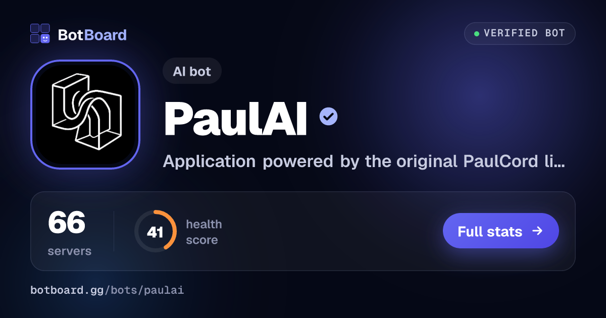 Share card for PaulAI