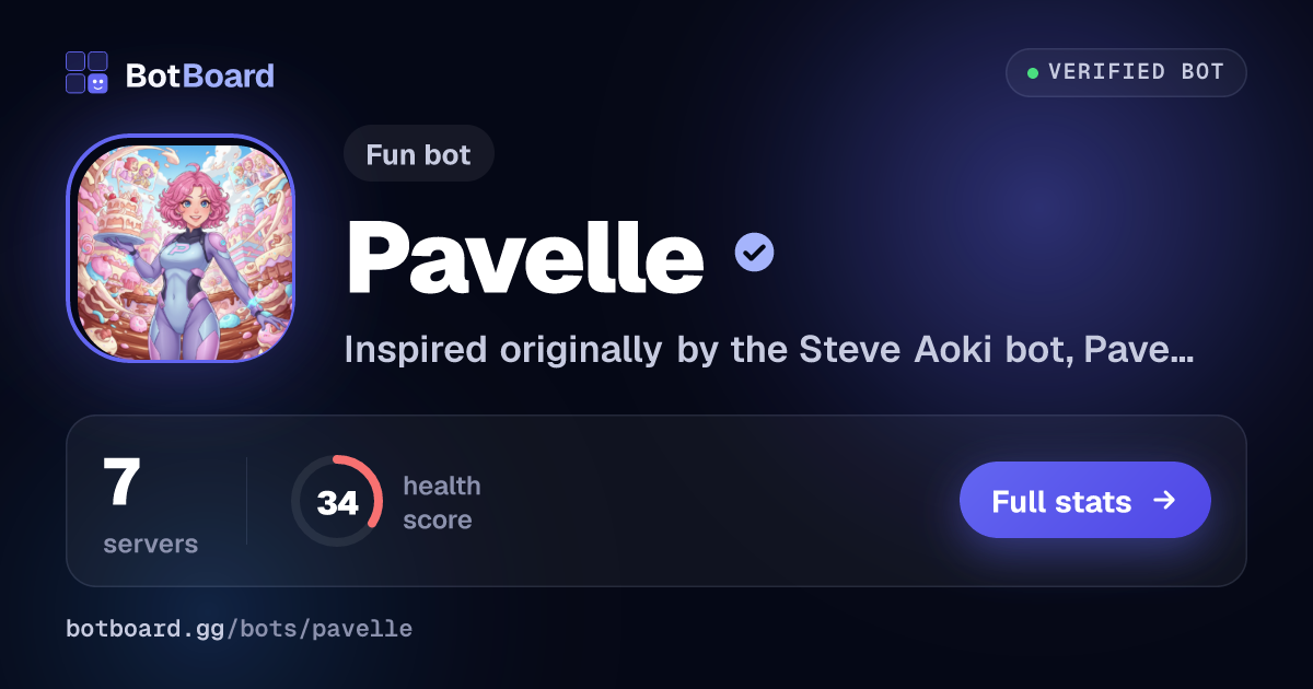Share card for Pavelle