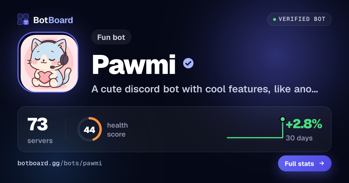 Share card for Pawmi