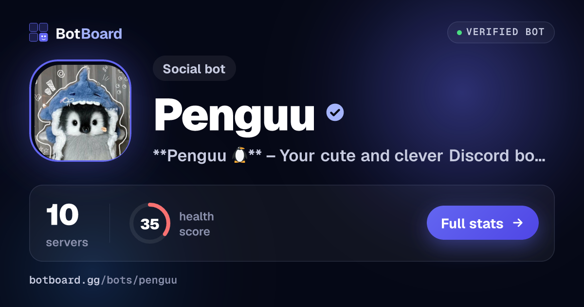 Share card for Penguu