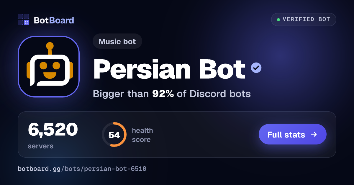 Share card for Persian Bot