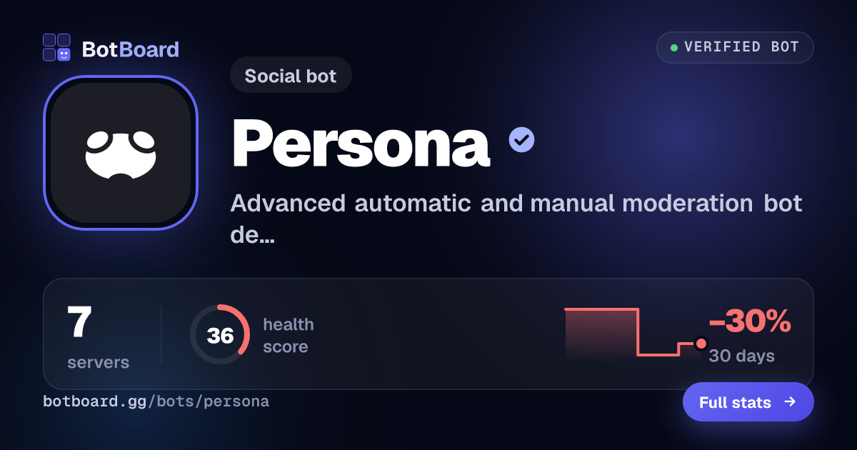 Share card for Persona