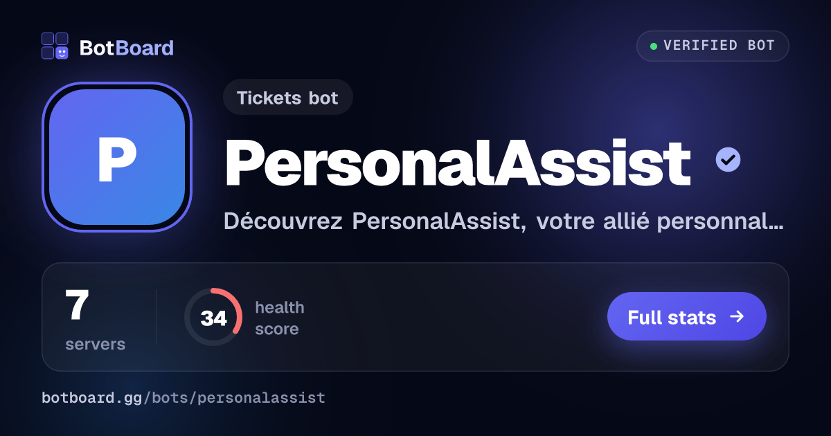 Share card for PersonalAssist