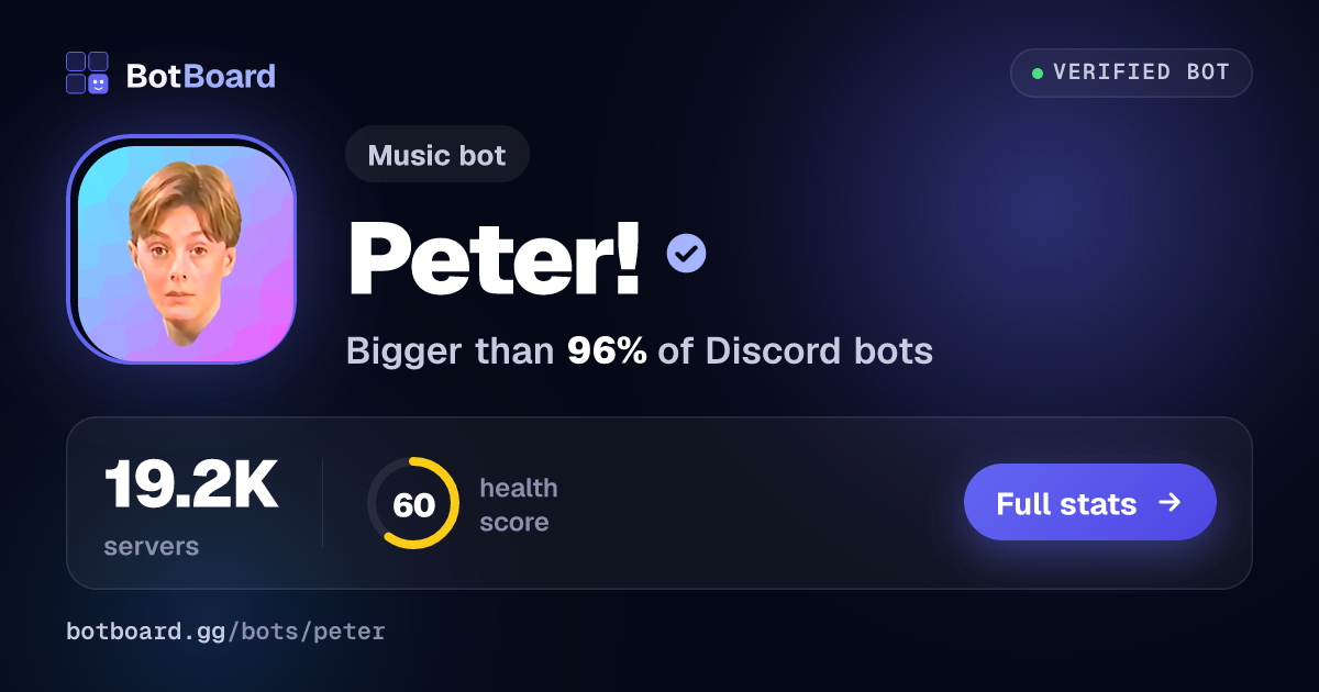 Share card for Peter!