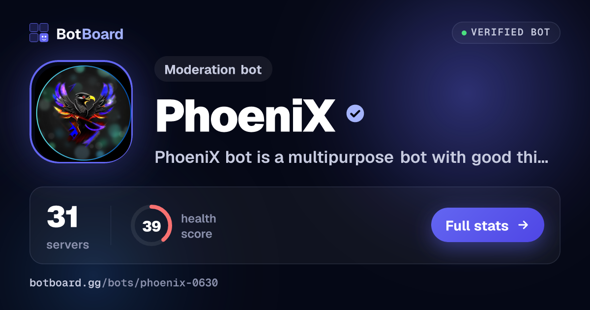 Share card for PhoeniX