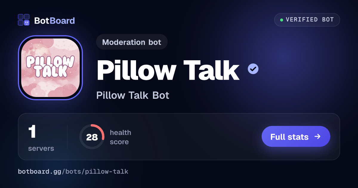 Share card for Pillow Talk