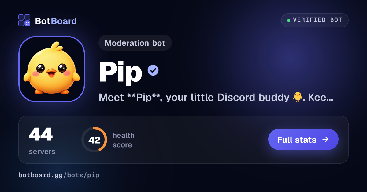 Share card for Pip