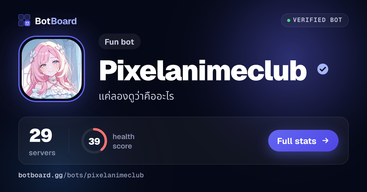 Share card for มิโดริ || 💮 PixelAnimeClub 🍥