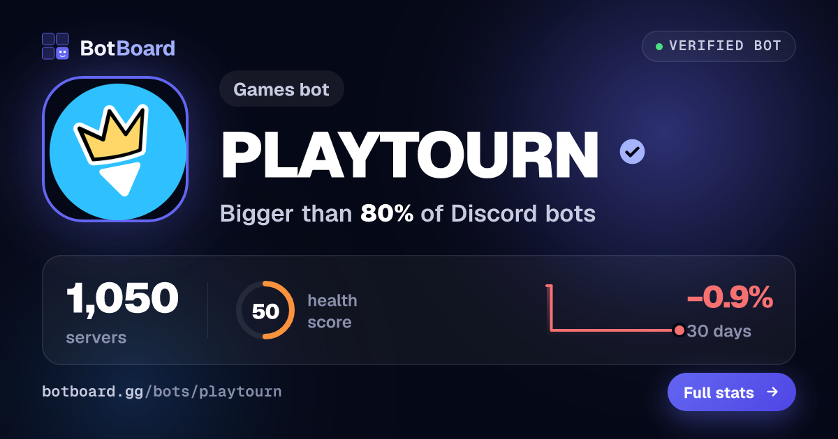 Share card for PLAYTOURN