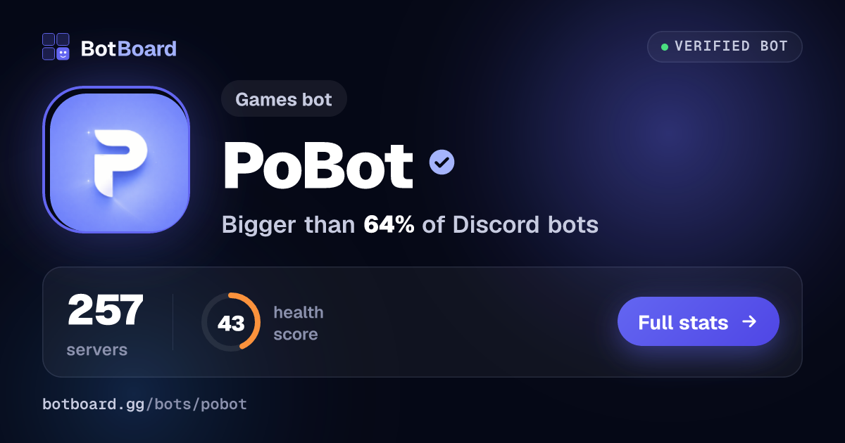 Share card for PoBot