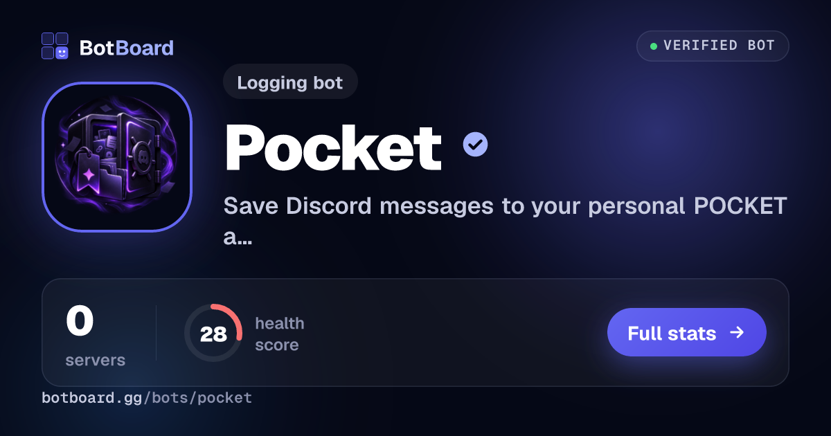 Share card for Pocket