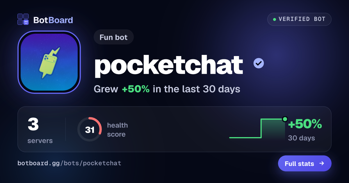 Share card for pocketchat