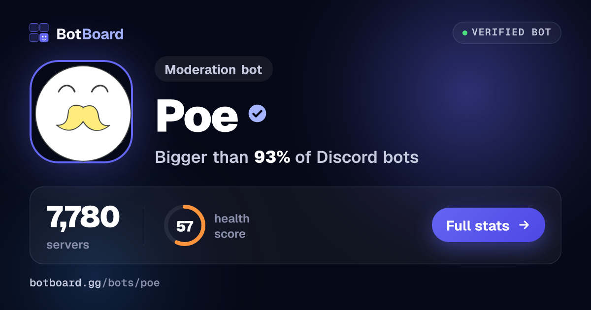Share card for Poe