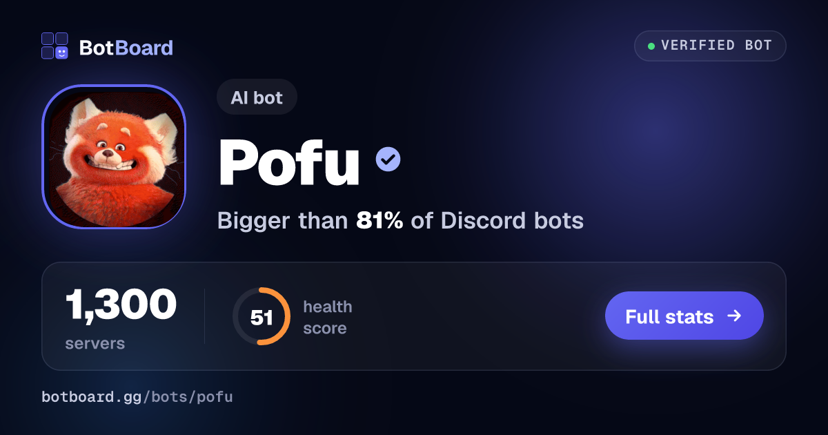 Share card for Pofu