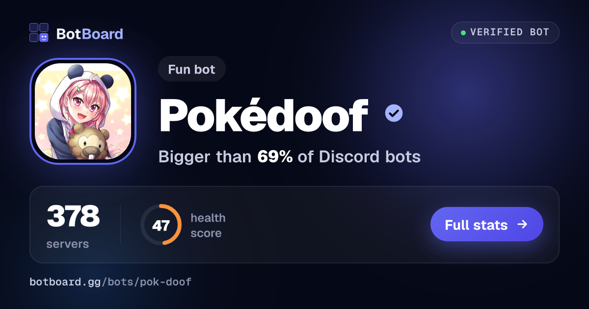 Share card for Pokédoof