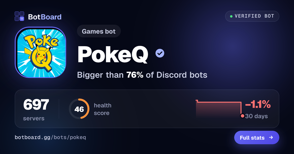Share card for PokeQ
